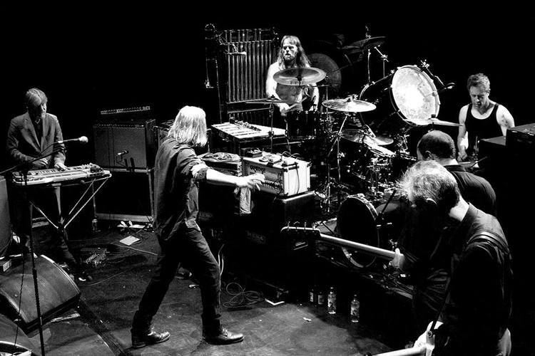Swans band performing on tour